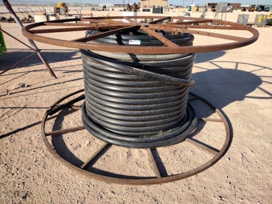 Spool of 2 1/4'' Poly Pipe