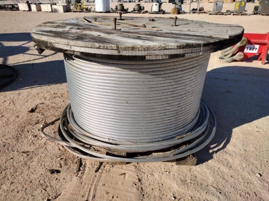 Spool of Aluminum Electrical Power Cable