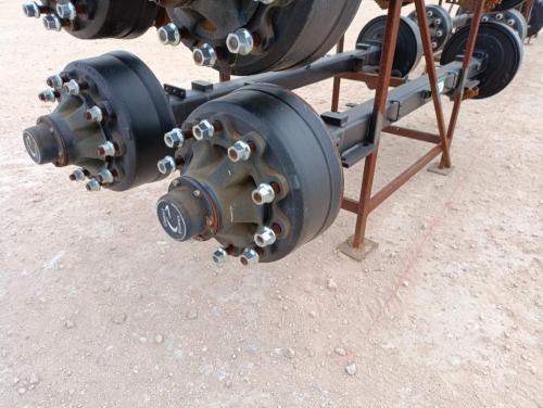 (2) Unused Colaert Essieux Semi Trailer Axles