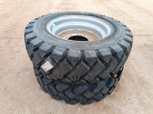 (2) Unused Telehandler Wheels w/Tires 400/75-28