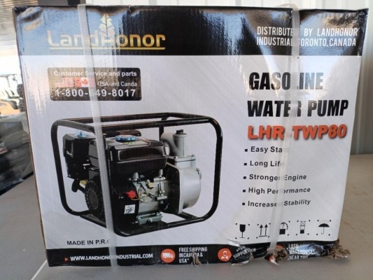 Unused Land Honor TWP80 3'' Semi-Trash Pump