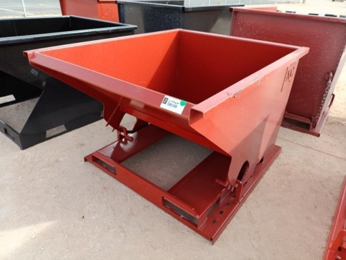 Unused 1.5 CY. Self Dumping Hopper w/Fork Pockets