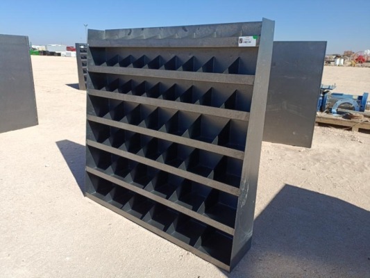 Unused (53 Bin) Metal Bolt Bin