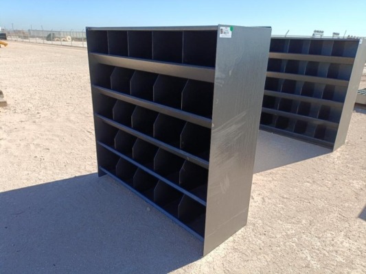 Unused (25 Bin) Metal Bolt Bin