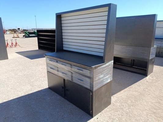 Unused 62'' Work Bench Cabinet