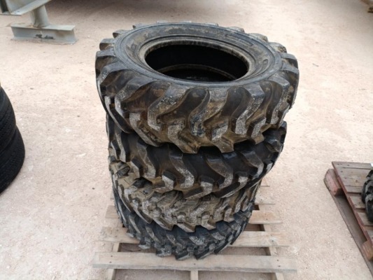 (4) Unused Skid Steer Tires 10.5/80-18