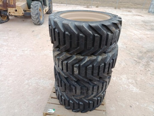 (4) Manlift Wheels w/Tires 355/55D625
