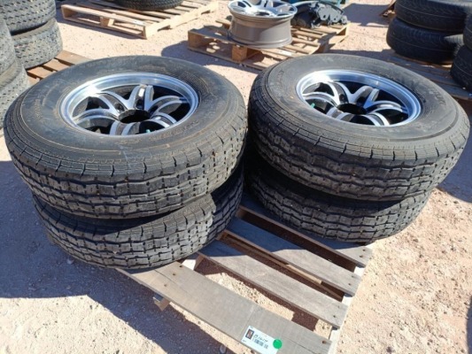 (4) Unused Trailer Wheels w/Tires 235/80 R 16