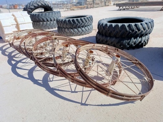 (7) Irrigation Side Roll Wheels