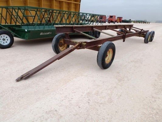 Shop Built Header Wagon Rear Tandem Axles