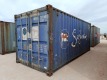 20Ft Shipping Container w/(7) Porta Potties
