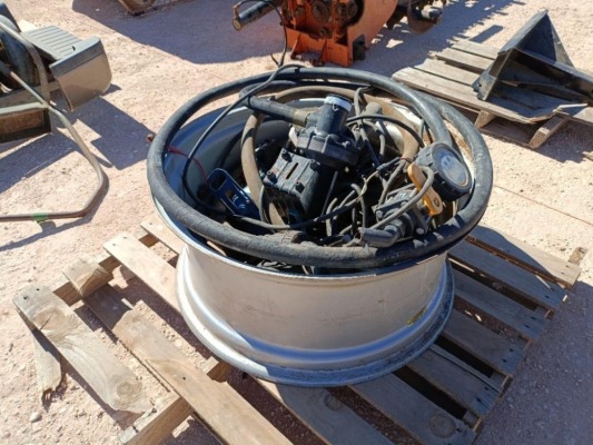 (4) Misc Chemigation Pumps/Tractor Wheel