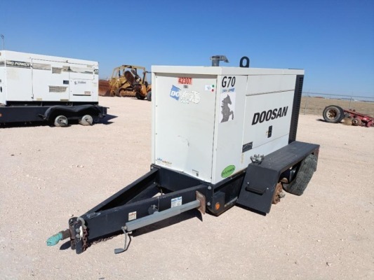 2013 Doosan G70 Portable Generator