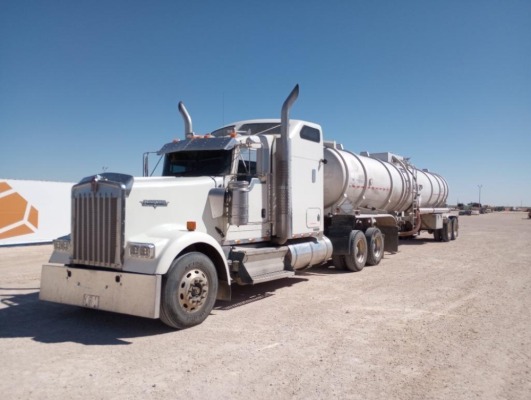 2010 Kenworth W900 Truck Tractor, 2013 Dragon Crude Oil Tank Trailer