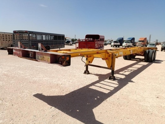 1995 Hyundai Container Chassis Trailer
