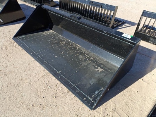 Unused 78 Skid Steer Bucket w/Single Blade