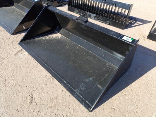 Unused 66 Skid Steer Bucket w/Single Blade
