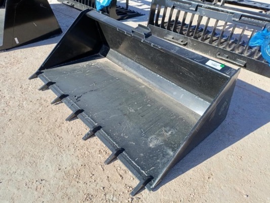 Unused 66 Skid Steer Bucket w/Teeth