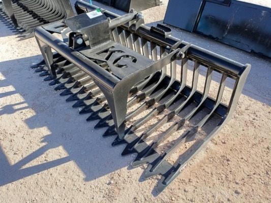 Unused KC Single Cylinder 76" Skeleton Grapple Bucket