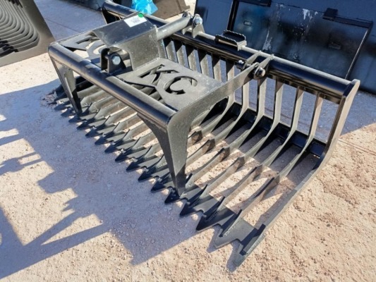 Unused KC Single Cylinder 76" Skeleton Grapple Bucket