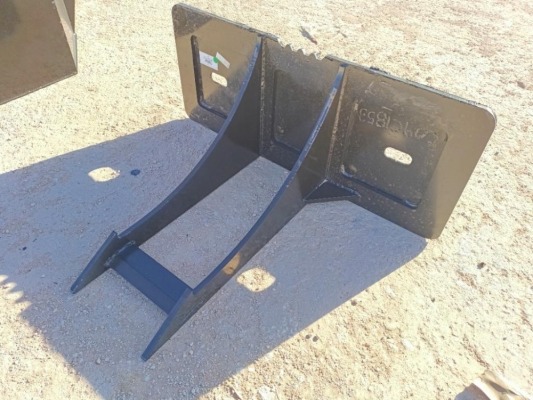 Unused Skid Steer Rock and Stump Digger