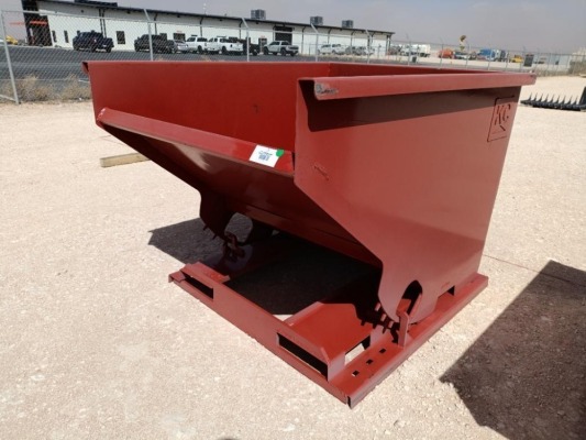 Unused 2 CY. Self Dumping Hopper w/Fork Pockets
