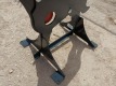 Unused 3/8'' AR500 Steel Coyote Shooting Target w/Heart Flapper - 7