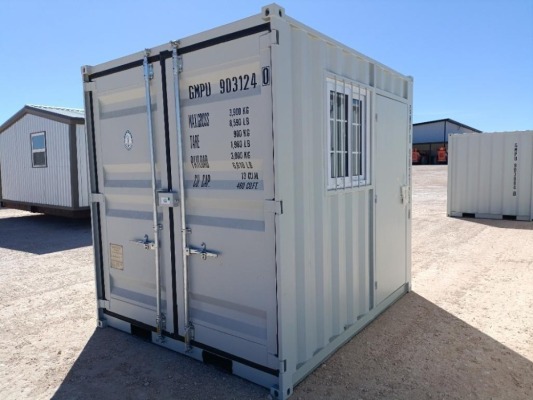 9Ft Container w/ Side Door & Window