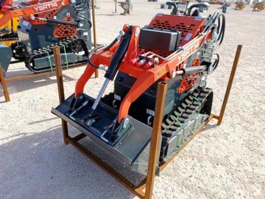 Unused 2024 AGT YSRT14 Stand On Mini Skid Steer Loader
