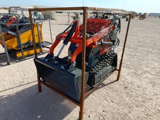Unused 2024 AGT YSRT14 Stand On Mini Skid Steer Loader