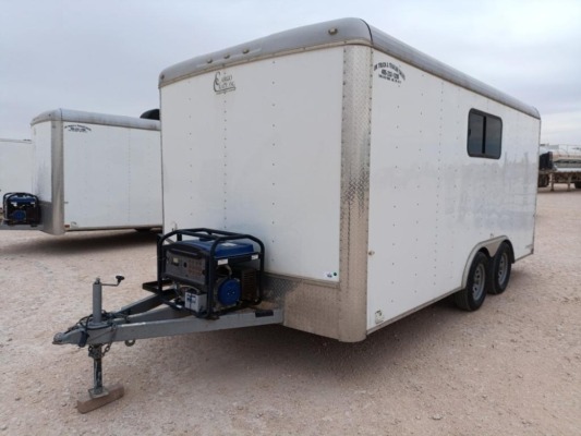 2020 Cargo Craft 16Ft x 85" Enclosed Trailer w/Generator