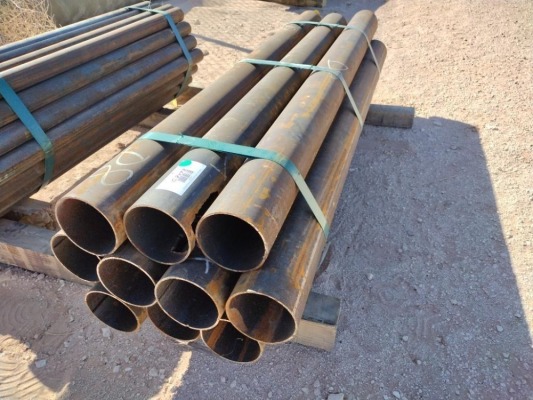 (10) pcs of 5" OD Steel Pipe
