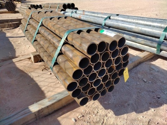 (37) pcs of 2 3/8" OD Steel Pipe