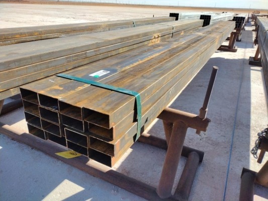 (16) pcs of 2'' x 4" Rec Tubing