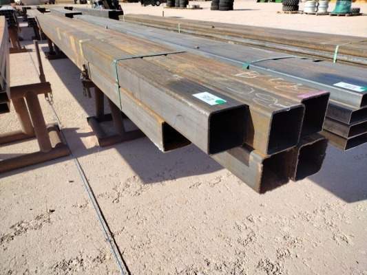 (6) pcs of 5" Square Tubing