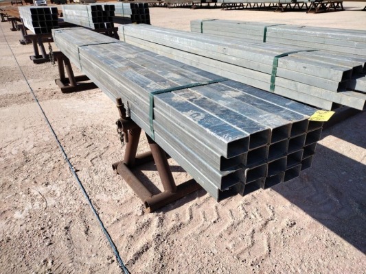 (25) pcs of 2'' x 3" Galvanized Rec Tubing