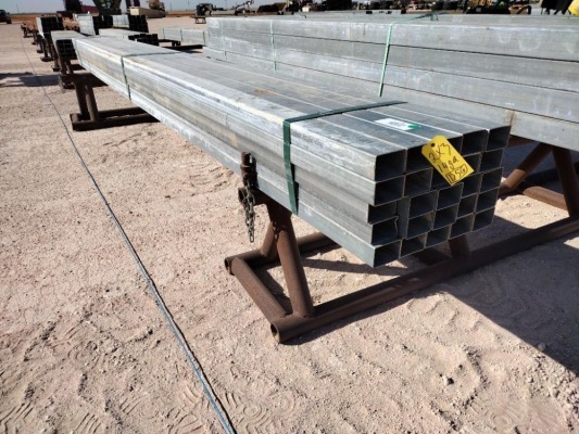 (25) pcs of 2'' x 3" Galvanized Rec Tubing