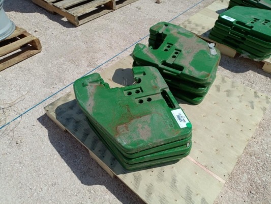 (10) Unused John Deere R127764 Suitcase Weights