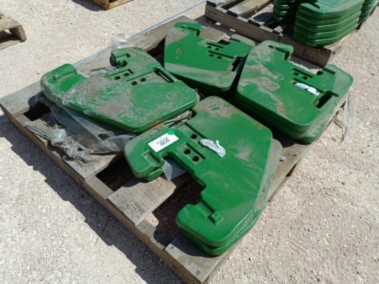 (10) Unused John Deere R127764 Suitcase Weights