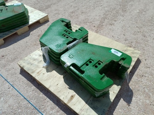 (10) Unused John Deere R127764 Suitcase Weights