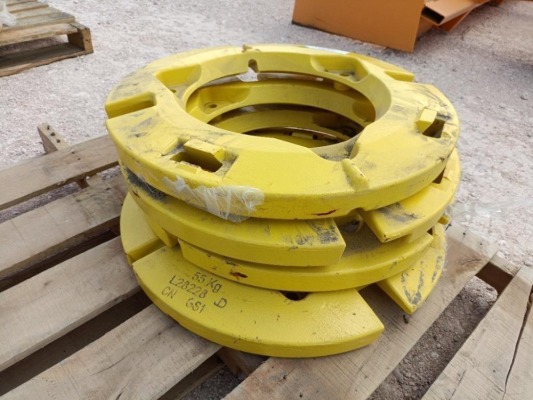 (4) Unused John Deere L28228 Wheel Weights