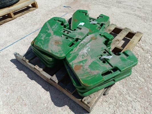 (10) Unused John Deere R127764 Suitcase Weights