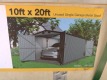 Unused Single Garage Metal Shed 10ft x 20ft