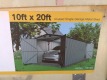Unused Single Garage Metal Shed 10ft x 20ft