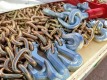 (5) Unused Chery Ratchet Binders and (10) 5/16'' 20ft Chains - 4