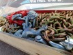 (5) Unused Chery Ratchet Binders and (10) 3/8'' 20ft Chains - 6