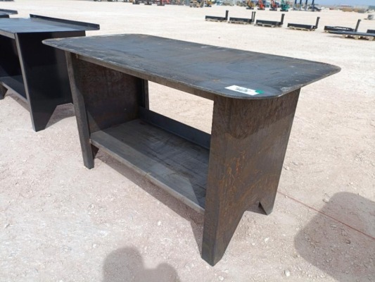 Unused 30'' x 57'' Welding Table w/Shelf (5/16'' Top)