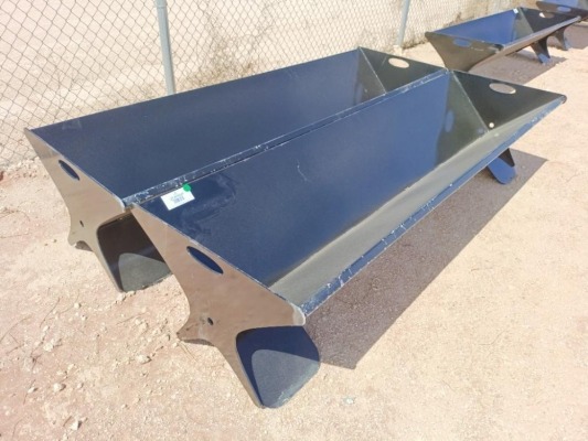 Unused (2) Heavy Duty 90'' Cattle Feeders