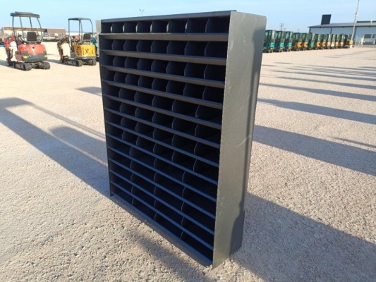Unused (76 Bin) Metal Bolt Bin