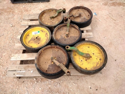 (6) John Deere Planter Gauge Wheels
